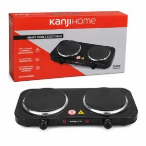 Anafe Eléctrico Doble KanjiHome 2200W KJH-HP2200BDD