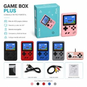 Game Box Plus Consola Retro Portátil Multicolor